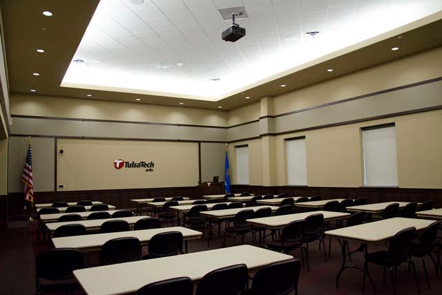 View of the Poplar Meeting Room at the Owasso Campus Conference Center