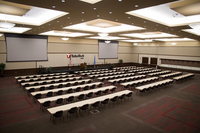 View of the Post Oak Meeting Room at the Owasso Conference Center