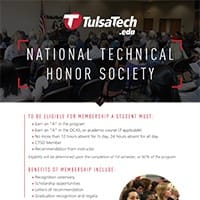 National Technical Honor Society Flyer thumbnail