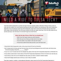 TulsaTech Bus Transportation Flyer thumbnail