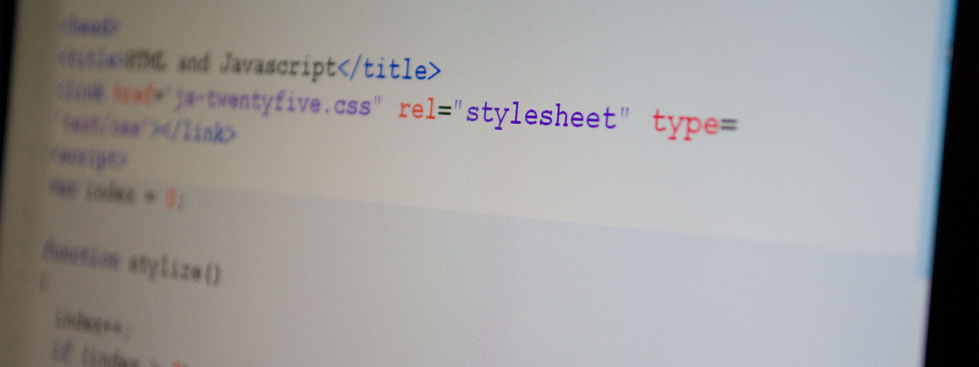 Snippet of html code