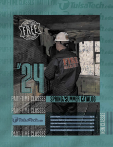 Cover of the 2024 Spring Summer Classes Catalog
