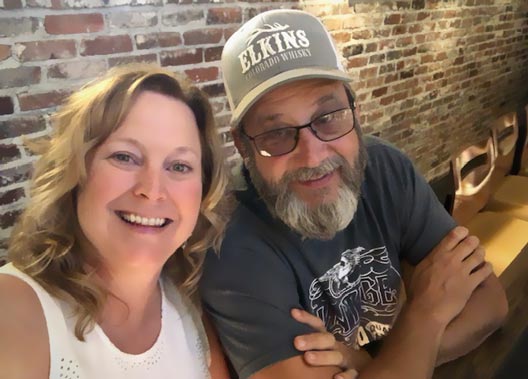 Dr. Leslie Clark and her husband